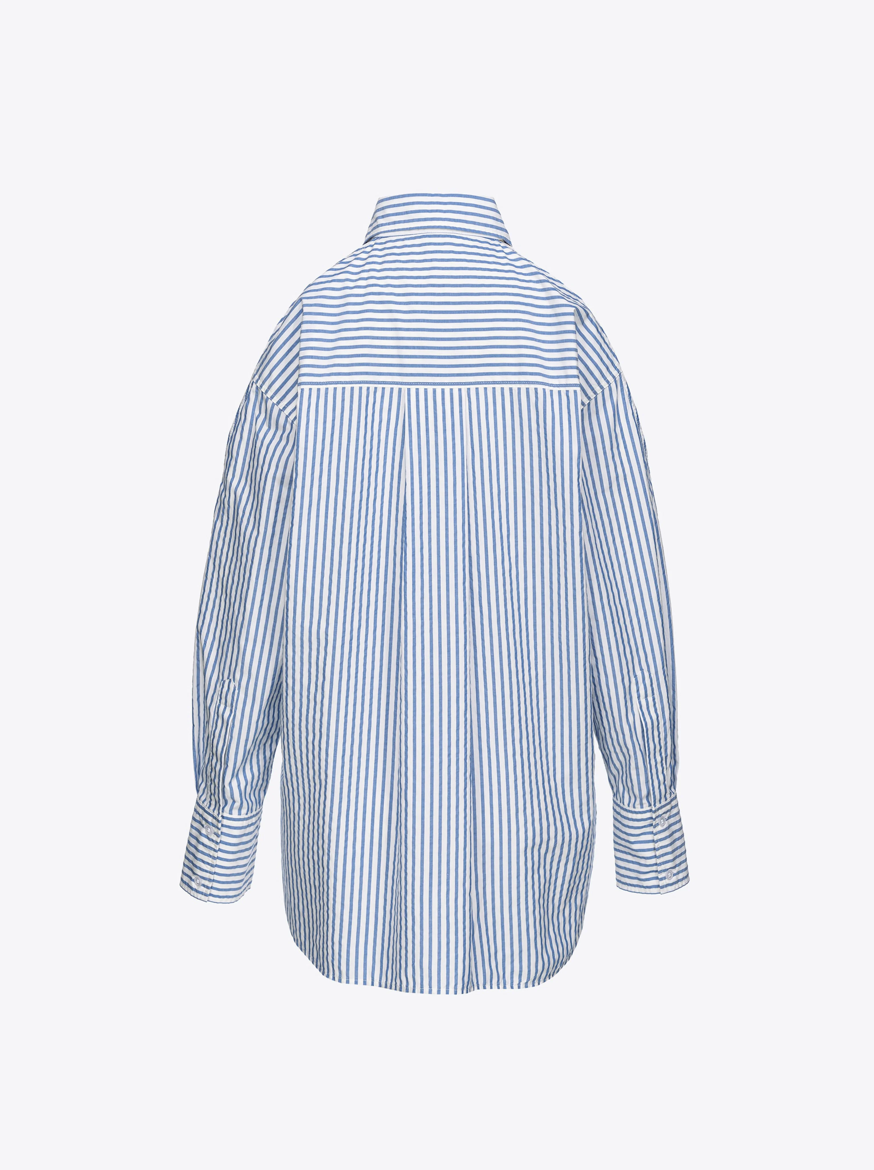 Chemise à rayures et épaules dénudées | Multicolore