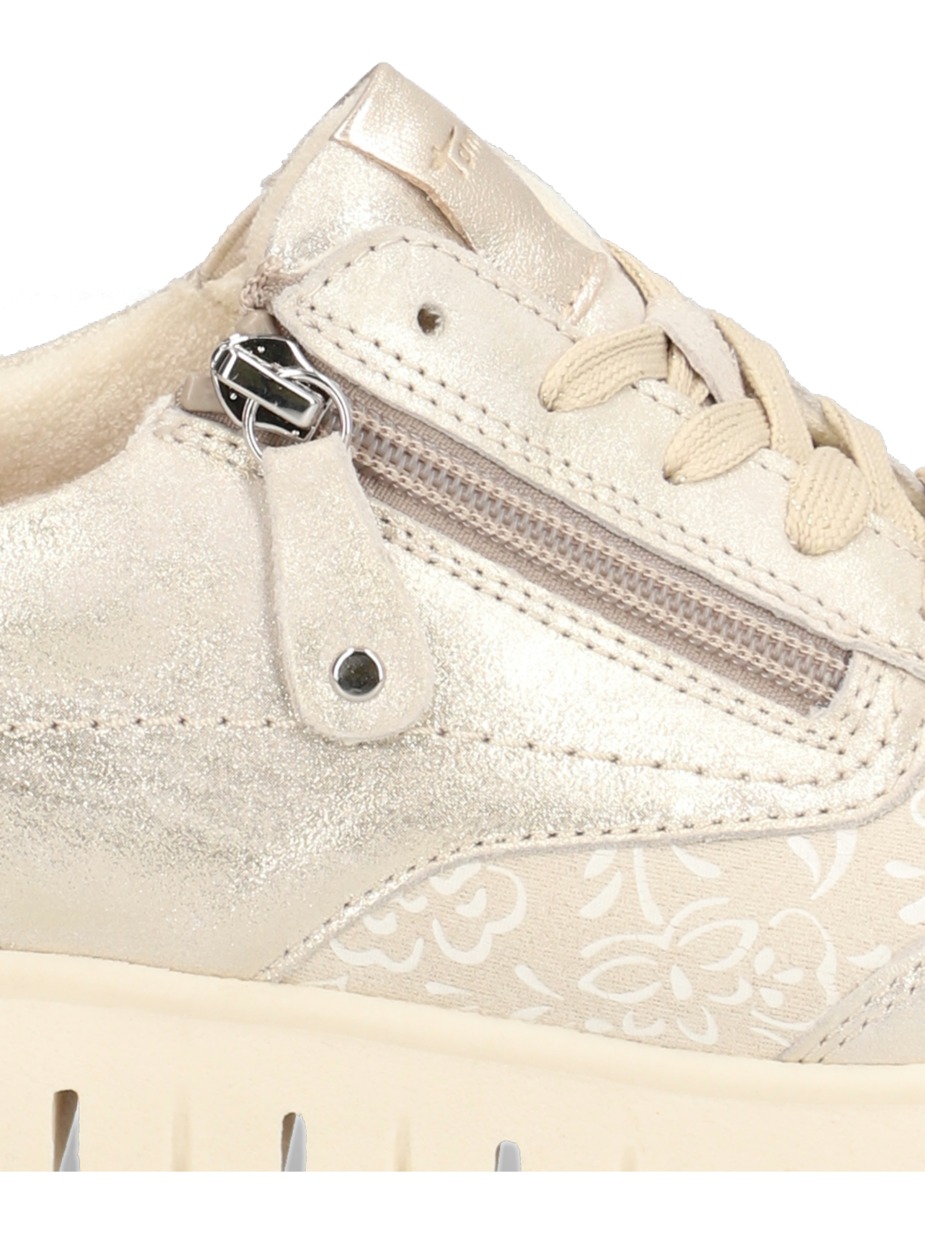 Lederkombination Sneaker