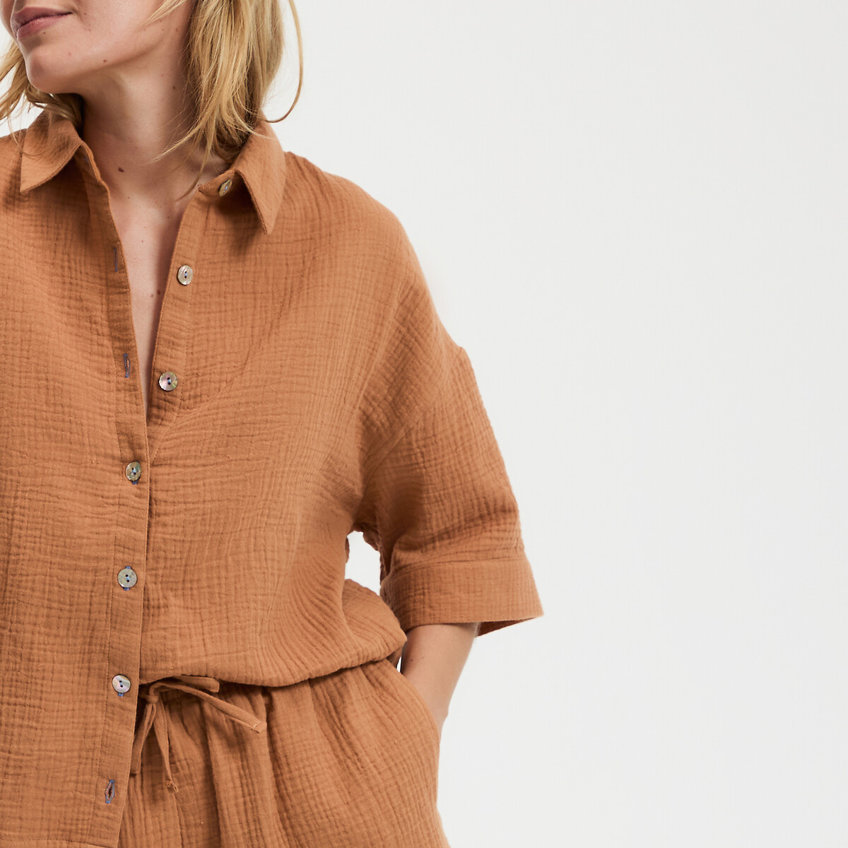 COLEÇÕES LA REDOUTE<br>Calções pijama em tetra