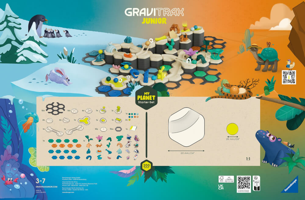 Ravensburger 27059 GraviTrax Junior Starter-Set XXL Planet GraviTrax