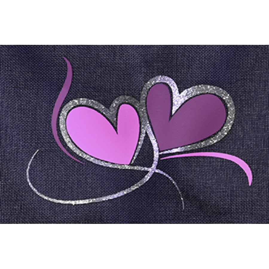knorr toys® Puppenbuggy Sim - flying hearts bluepink