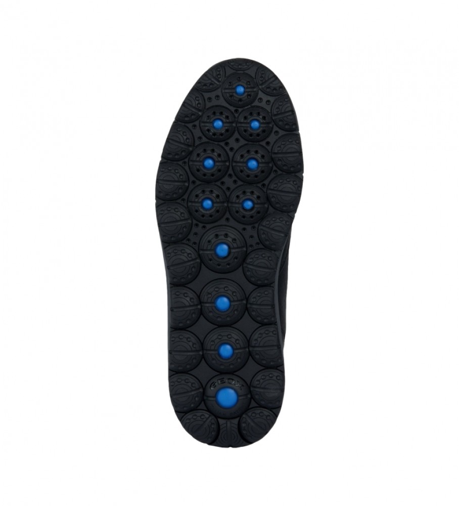 Sapatos de couro GEOX Spherica 4x4 Abx, pretos