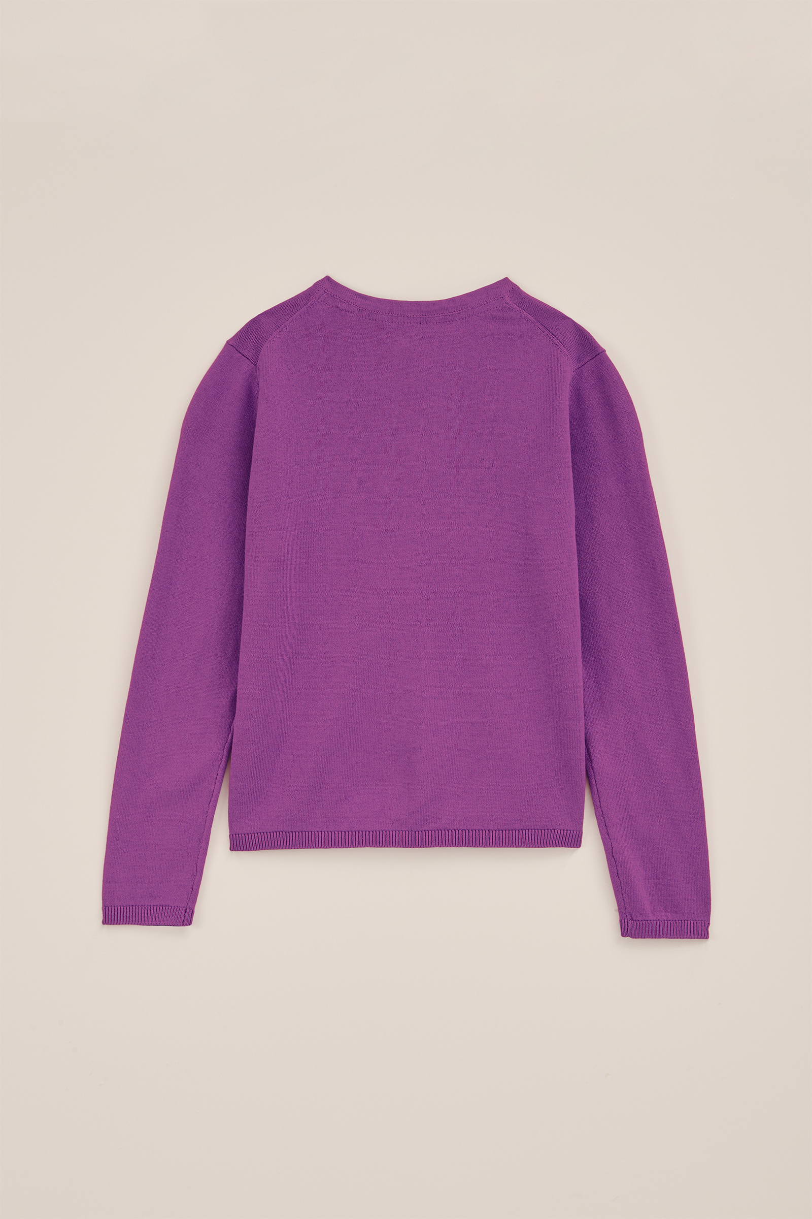 Meisjes gebreide vest WE Fashion Paars