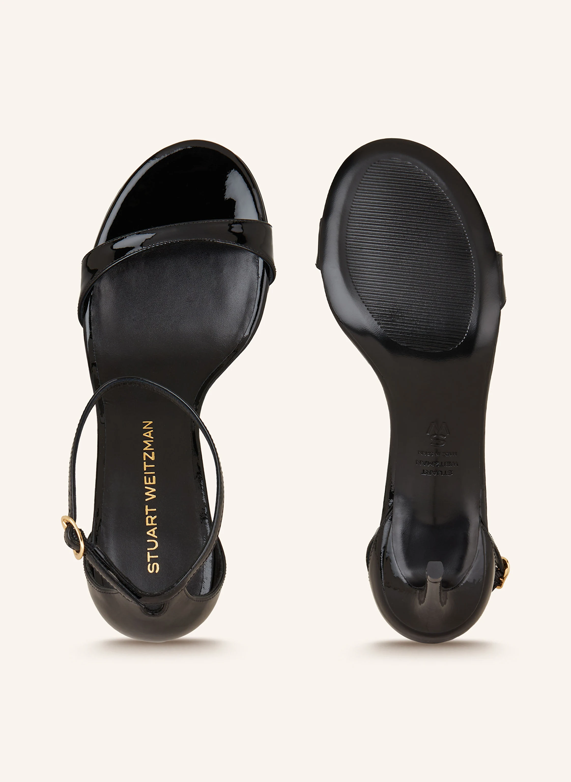 STUART WEITZMAN Lacksandaletten NUDISTAR 75