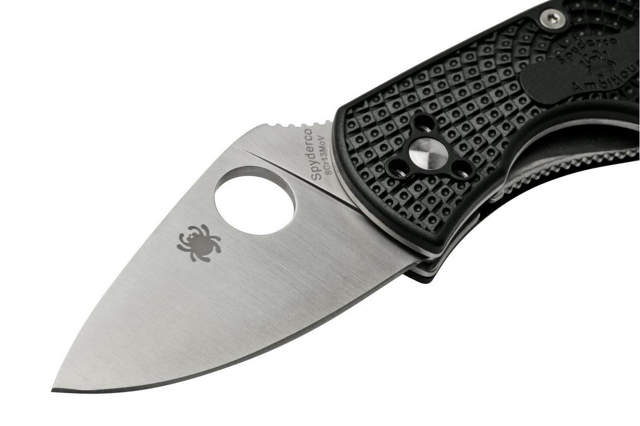 Spyderco Ambitious Lightweight C148PBK, zakmes