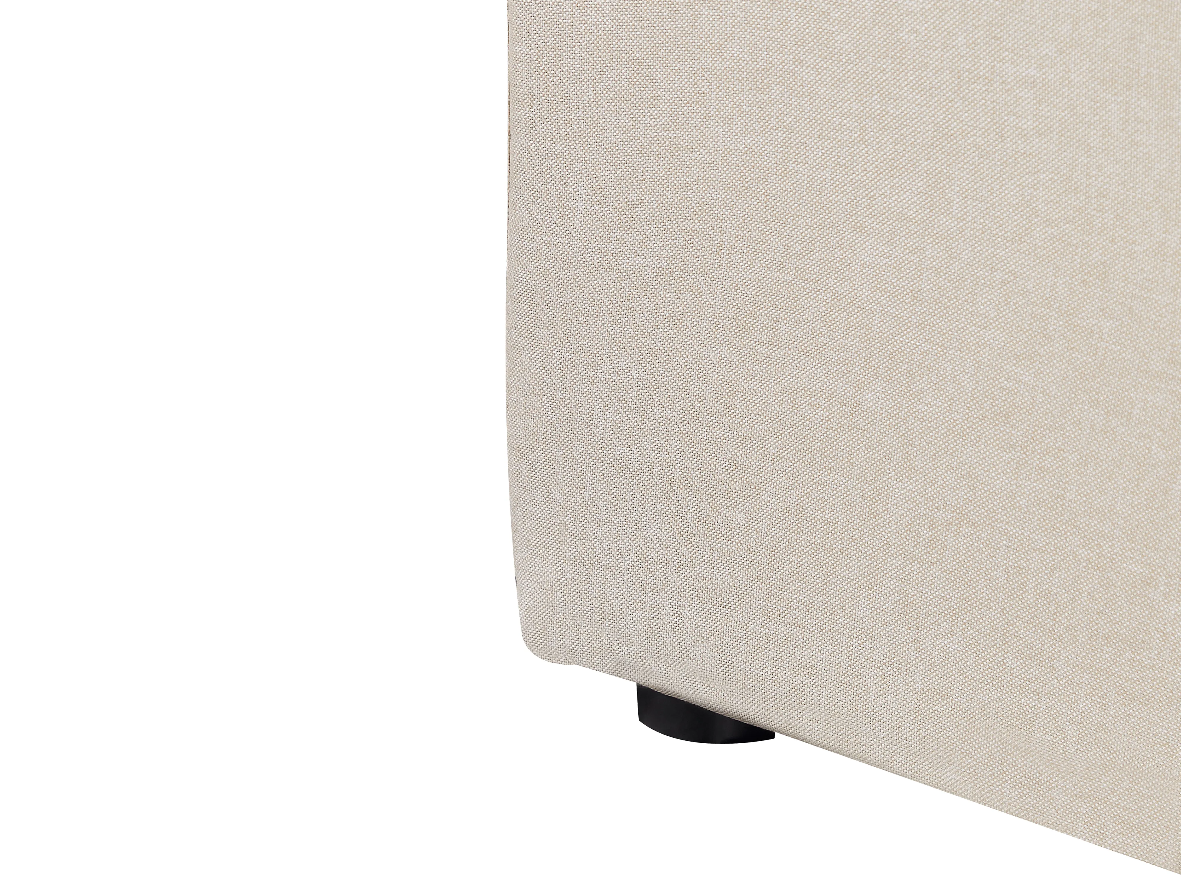 Bed met opbergruimte Stof RENNES 160 x 200 cm Beige