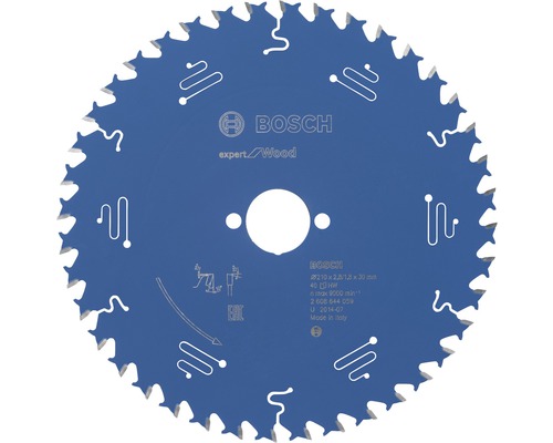 Cirkelzaagblad Export voor Hout H Ø 210x30 Z 40