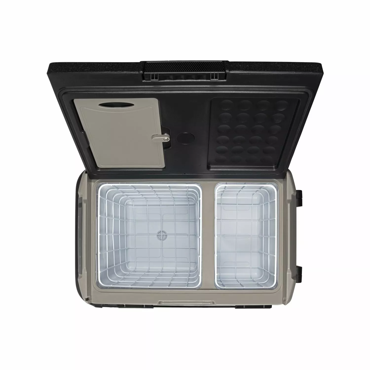 Steamy-E SECZGW61 Elektrische Compressor Koelbox op wielen Dual Zone - 61L