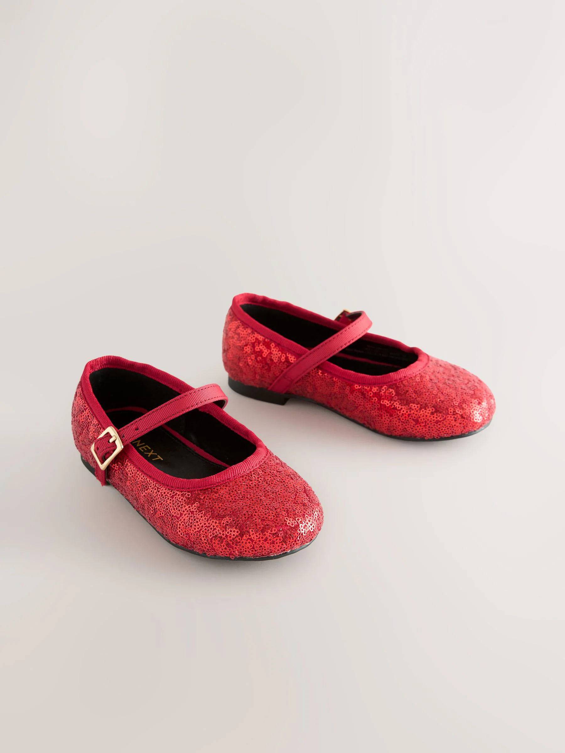 Rood - Sequin Mary Jane Shoes
