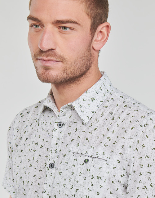 Petrol Industries - Shirt Short Sleeve AOP Blanco