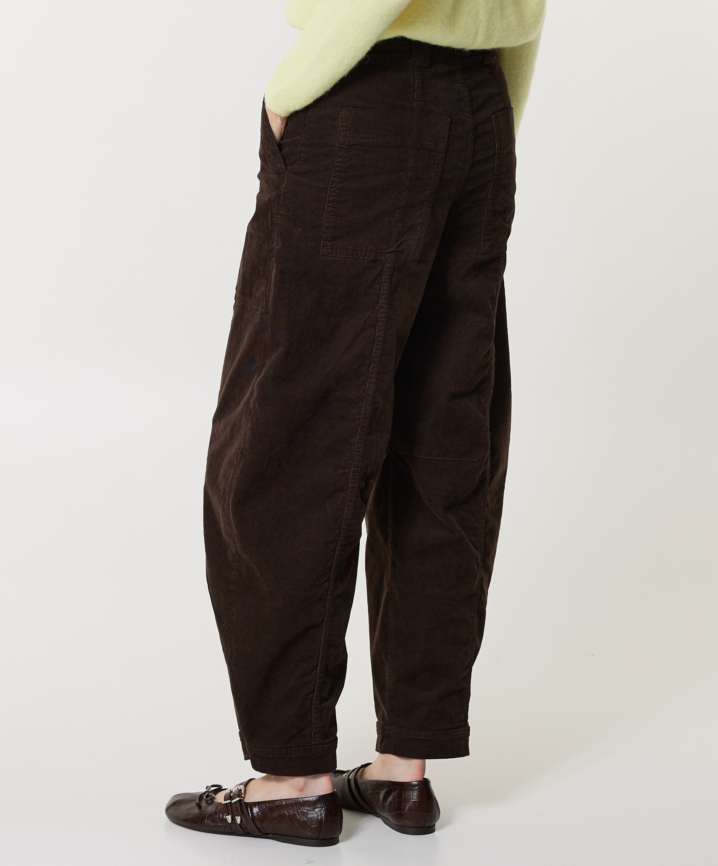 Closed Rhannon dames broek bruin