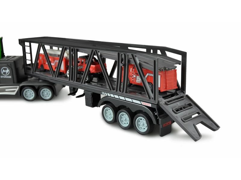 Amewi Lastwagen mit Autotransporter Auflieger RTR RC Sattelzug mit Anhänger