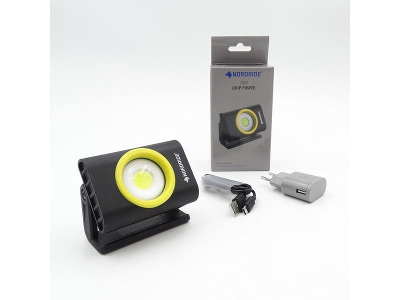 Nordride Handleuchte Loop Power 1000 lm, IP65, mit Magnet Akku Handlampe, Taschenlampe