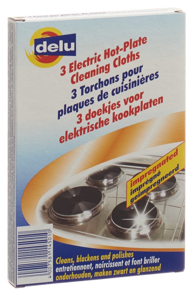 DELU Kochplatten-Putzlinge<br>3 Stück, cuisinières