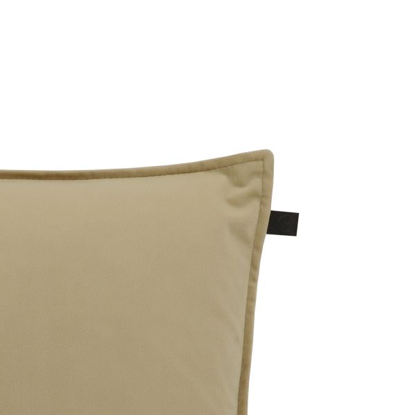 Overseas Middlestitch Kussen – 40 x 60 cm - Velours – Beige