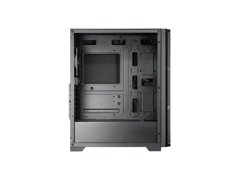 Chieftec PC-Gehäuse AS-02B-OP Kompaktes und elegantes Mid-Tower PC Gehäuse