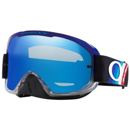 Masque cross Oakley O FRAME 2.0 TLD BLACK STRIPES BLACK ICE IRIDIUM 2024 - Gris