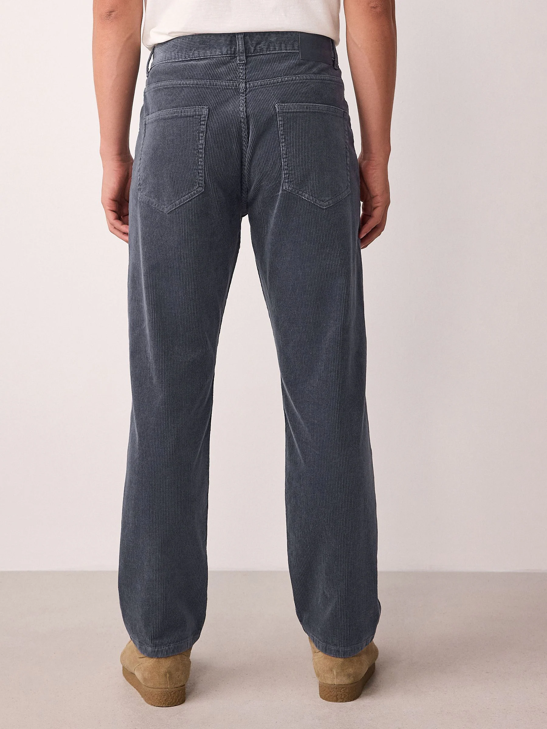 Blauw - Corduroy 5 Pocket Stretch Trousers