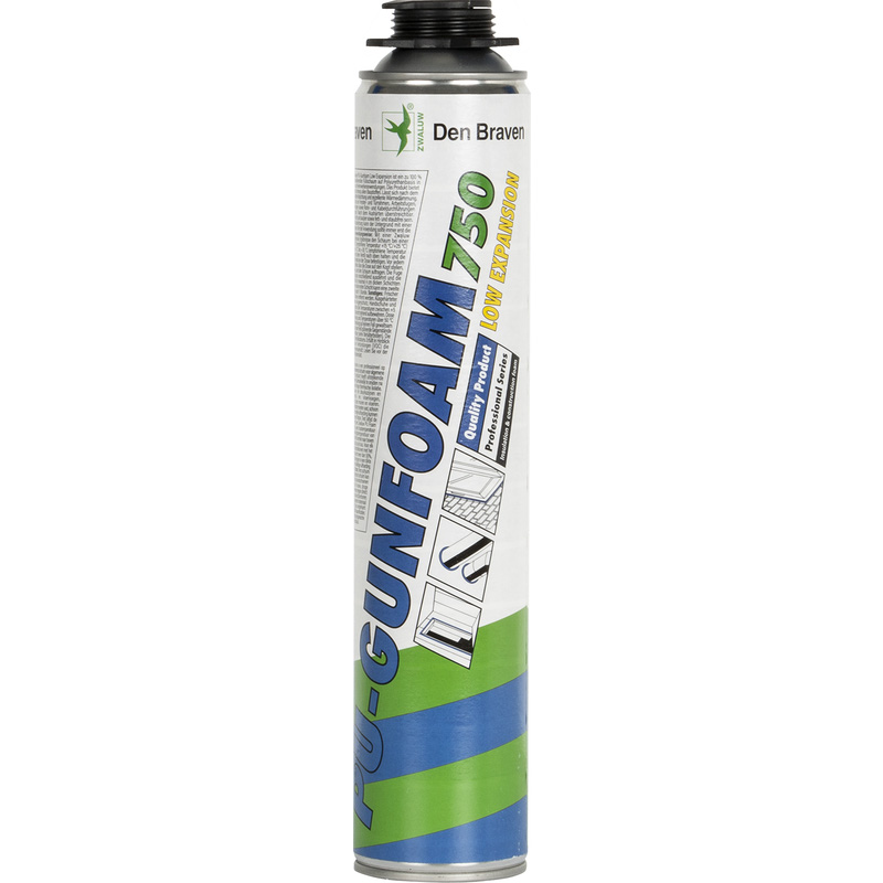 Zwaluw PU-gunfoam starterset pistoolschuim 9x 750ml
