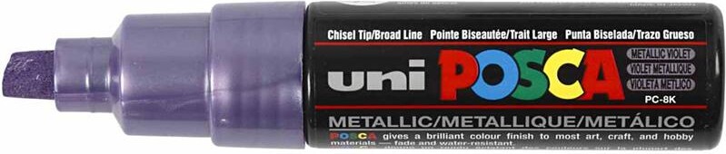 Posca Tusch - Nr. Pc-8K - Tykkelse 8 MM - Metallic Violet