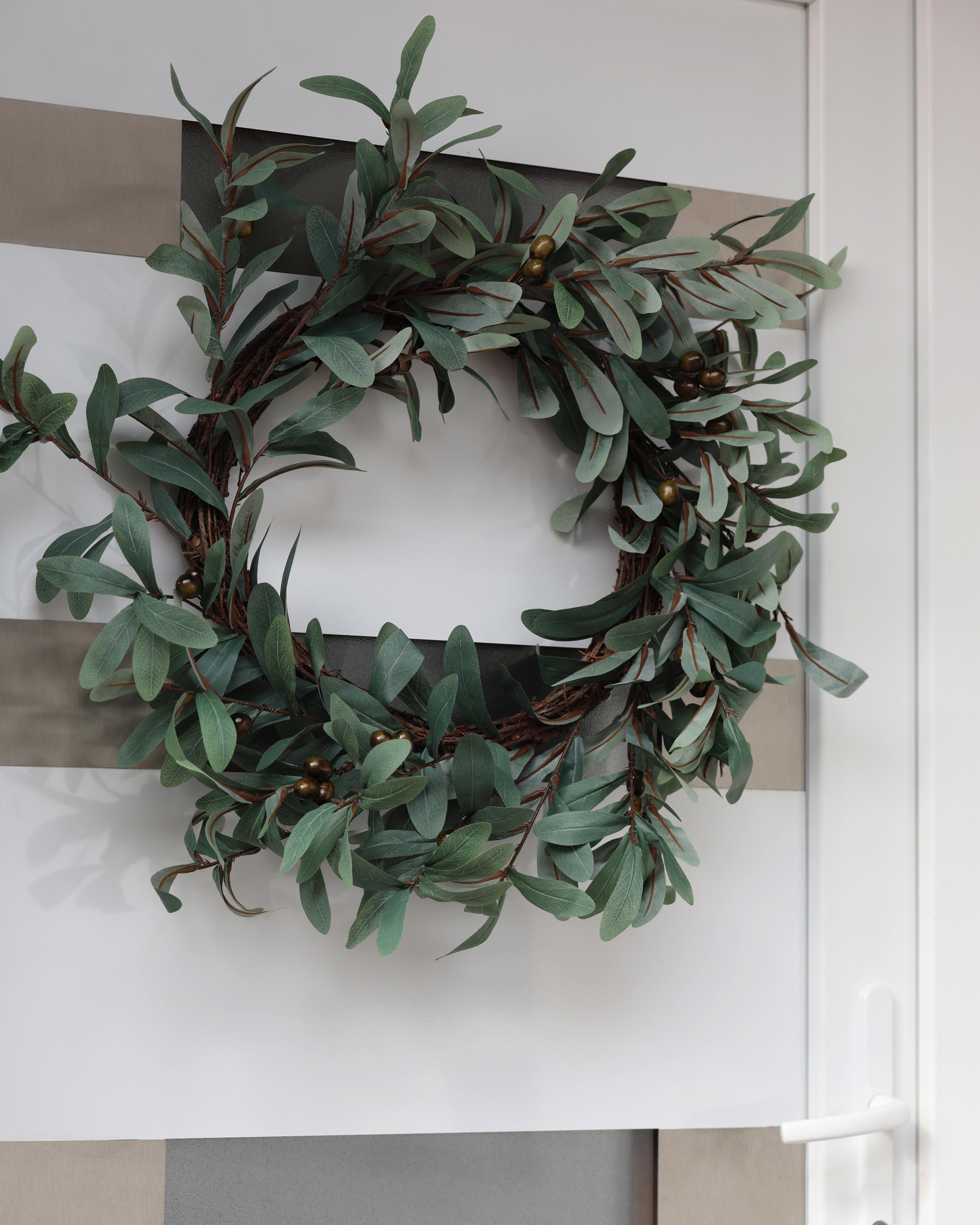 Decoratieve krans DANRUN 65 cm Groen