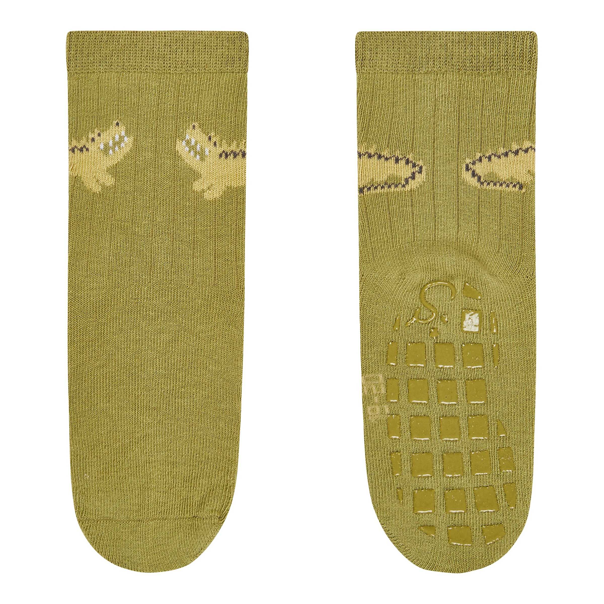 Sterntaler 2er-Pack ABS-Socken Krokodil Rippqualität blau/grün