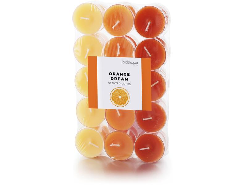 balthasar Teelicht Orange Dream 30 Stück Teelichter Duftkerze