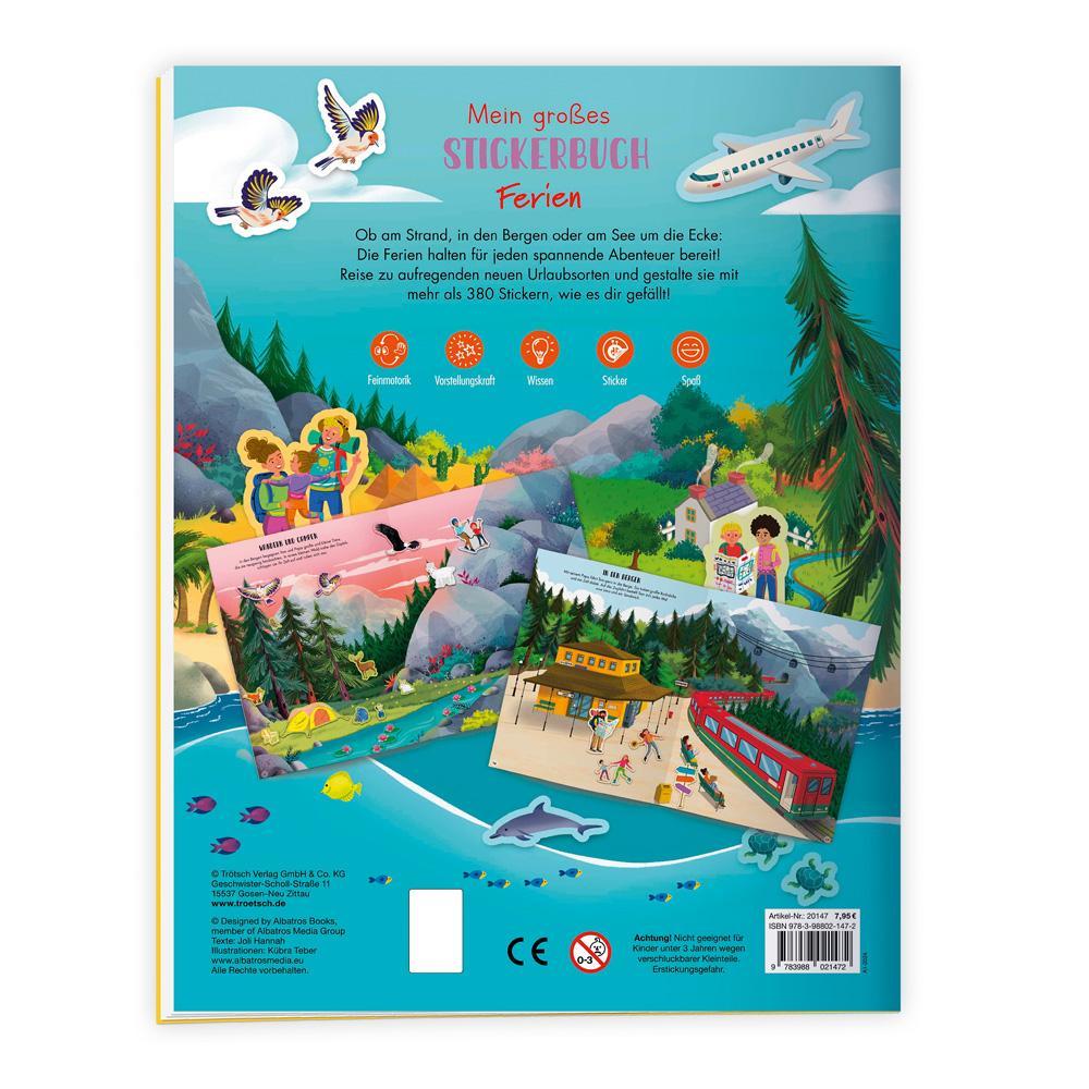 Trötsch Stickerbuch Mein großes Stickerbuch Ferien
