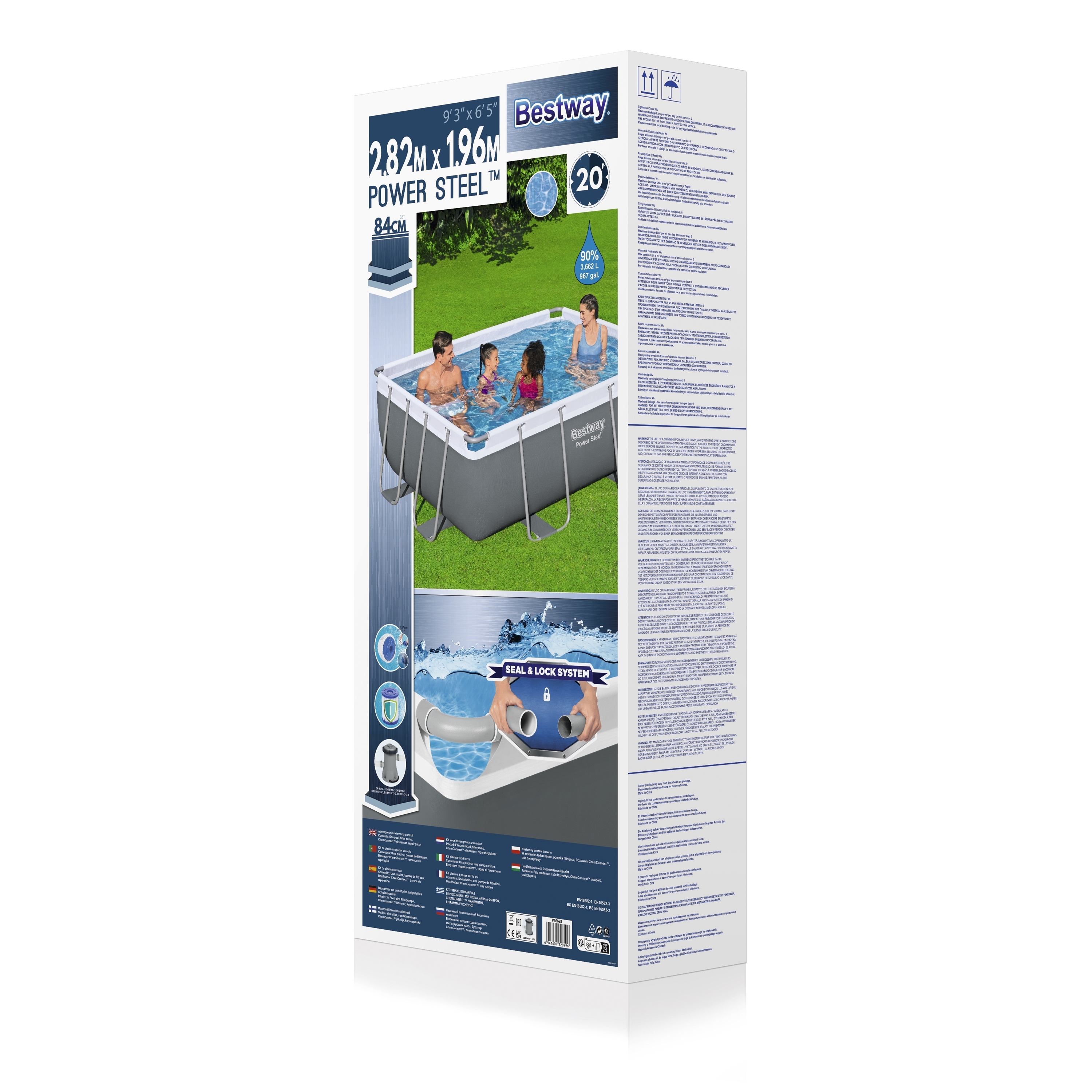 Bestway Pool Set 282 x 196 x 84 cm