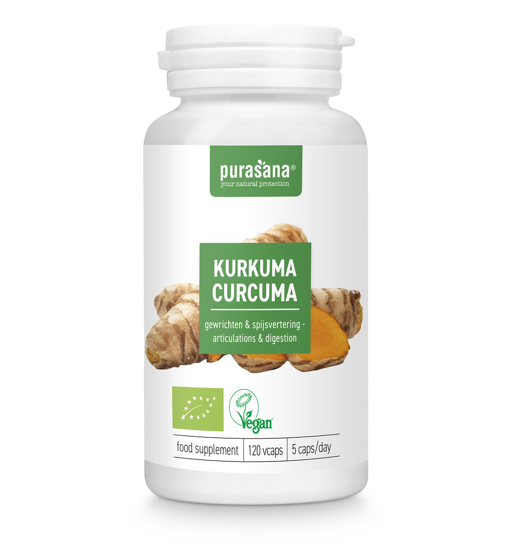 Purasana Curcuma Vegan Bio (120 vega capsules)