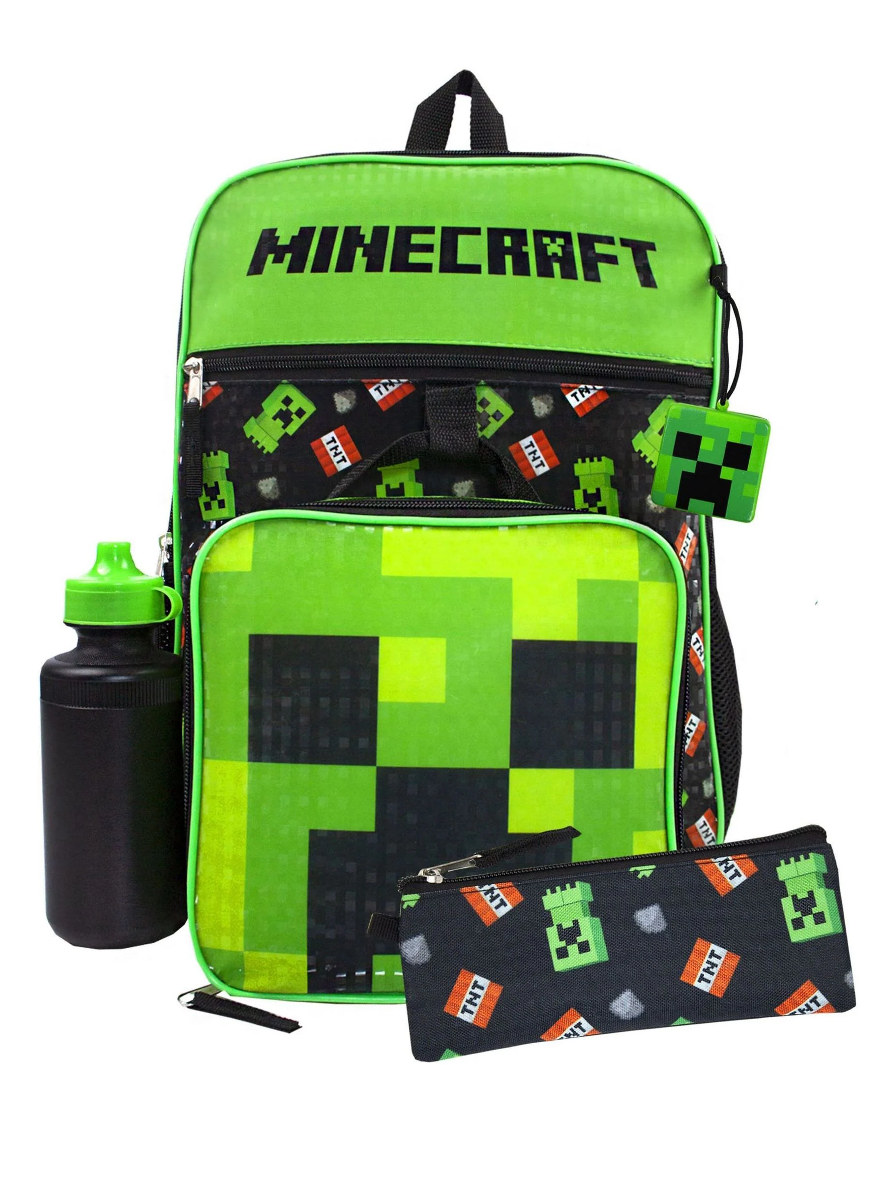 Vanilla Underground Minecraft Backpack Set 5 Piece