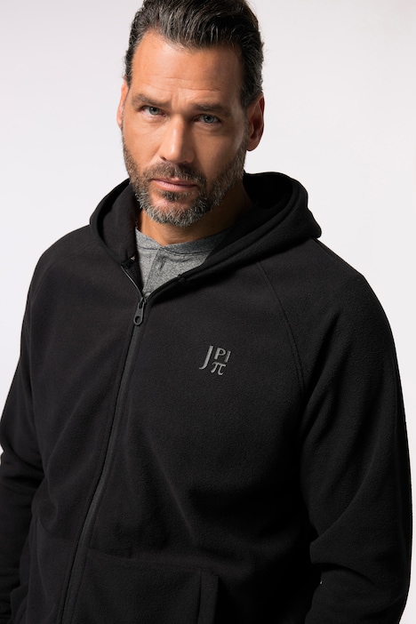 JAY-PI Fleece-Jacke, ultraleicht, Kapuze, bis 7 XL
