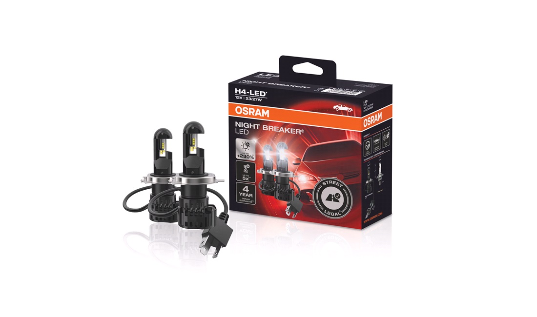 Pæresæt H4 Night Breaker LED - Osram