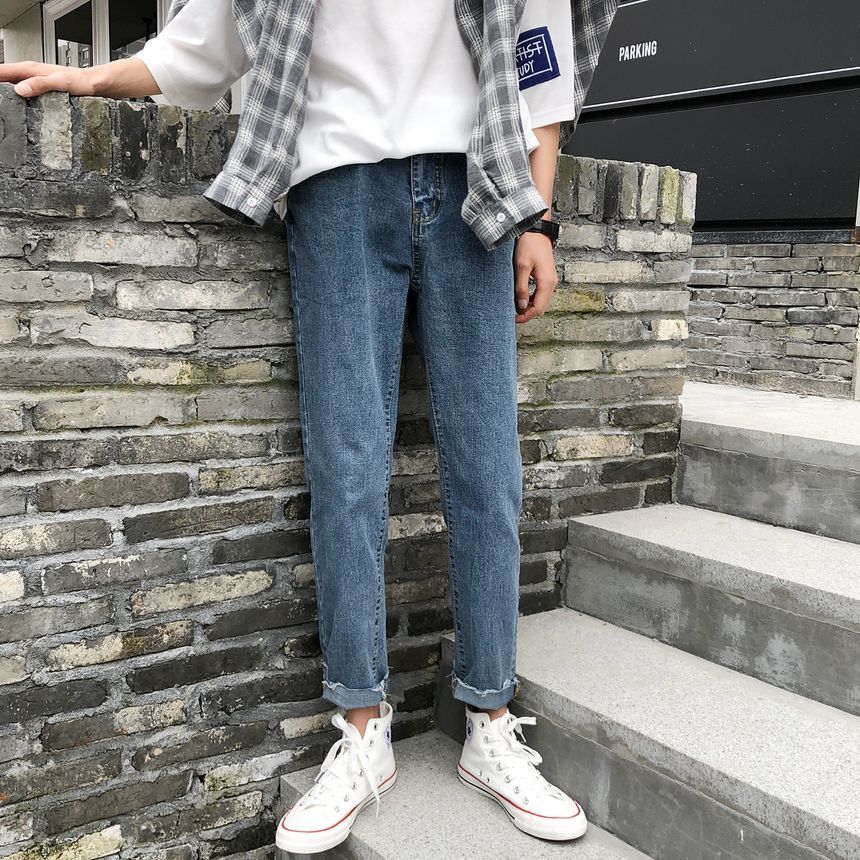 POSI - Versleten rechte jeans