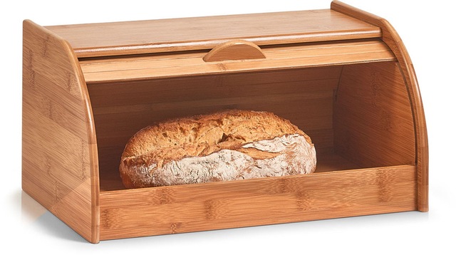 Zeller Present Brotkasten »Bamboo« 1 Stk. tlg. aus Bambusholz, mit Rollvorrichtung, mit Griff auf der Vorderseite