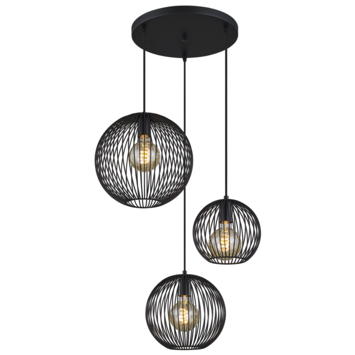 GAMMA hanglamp Nikki zwart Ø60 cm