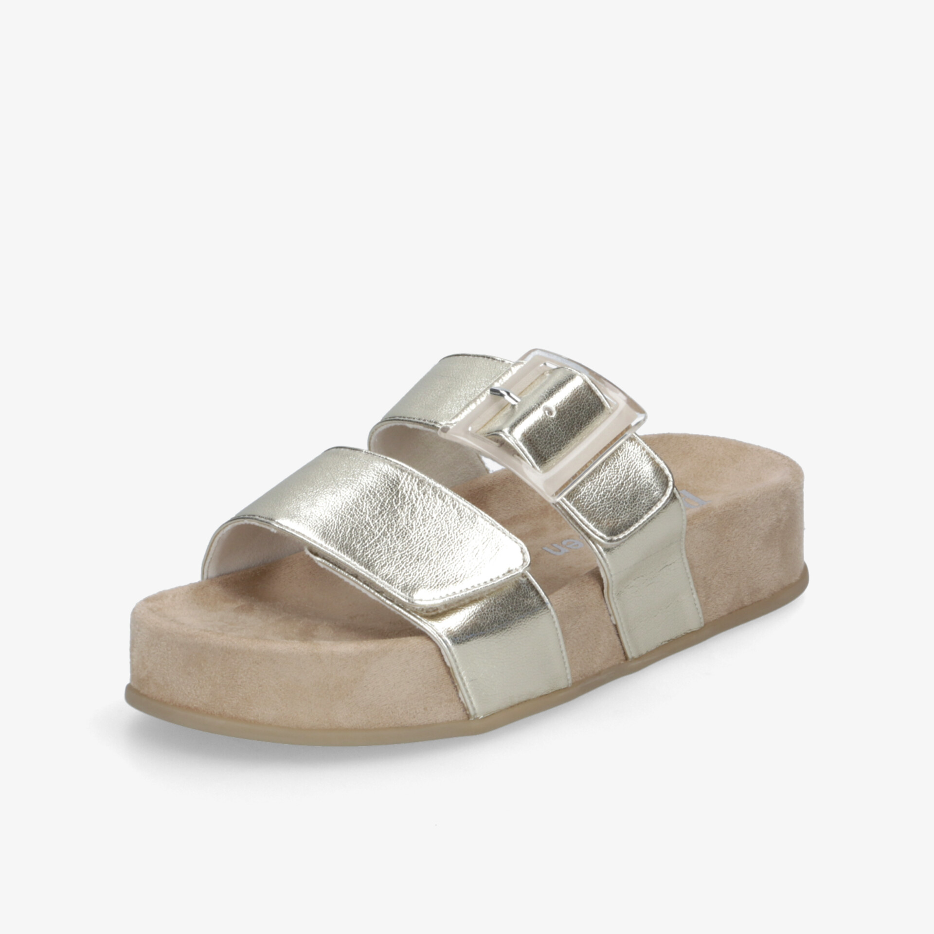 paul green Damen Pantoletten gold