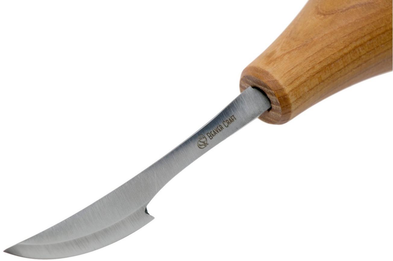 BeaverCraft Universal Detail Pro Knife C17P, houtsnijmes met palmgreep