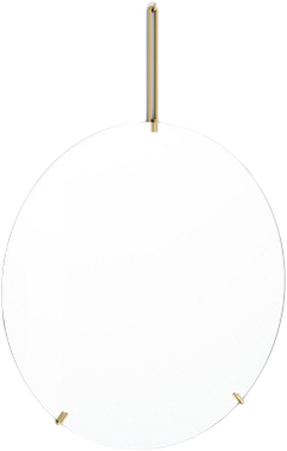 Moebe Wall Mirror spejl 70 cm. Brass