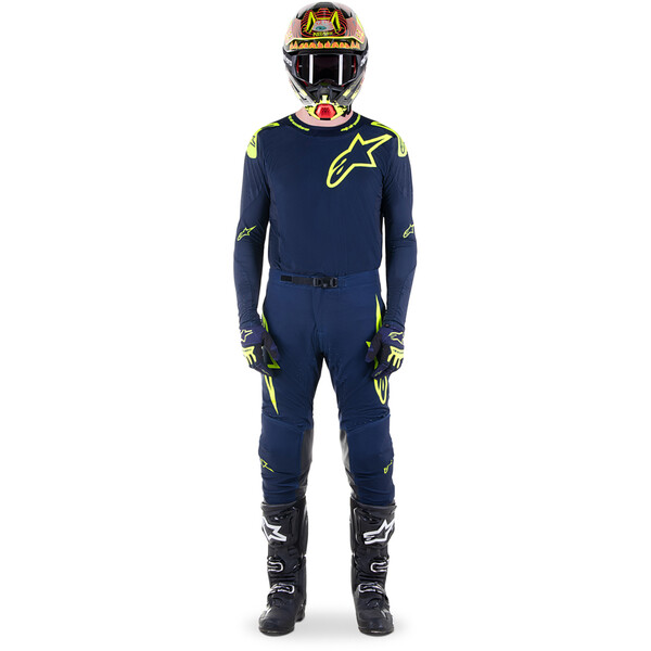 Alpinestars - Pantalon Supertech Bruin Navy / Jaune fluo