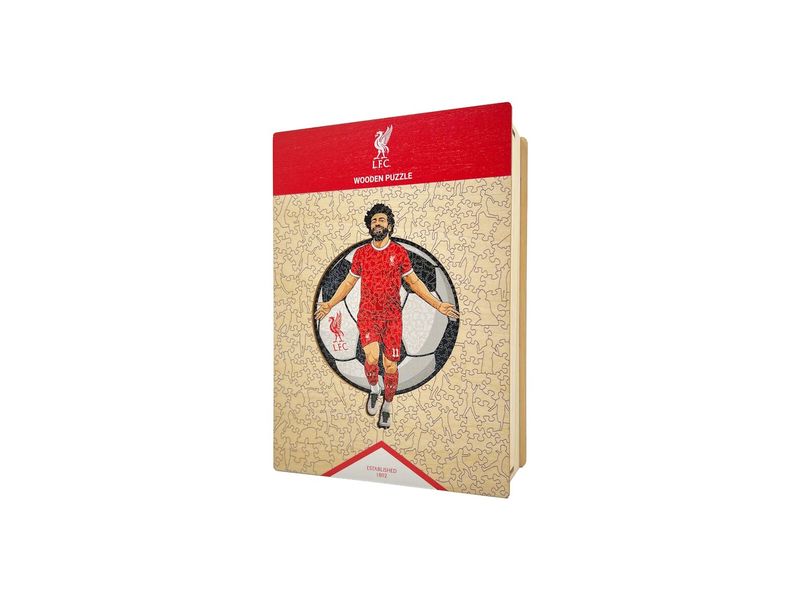 Iconic Puzzle Liverpool FC – Mo Salah Offizielles Holzpuzzle, Grösse M