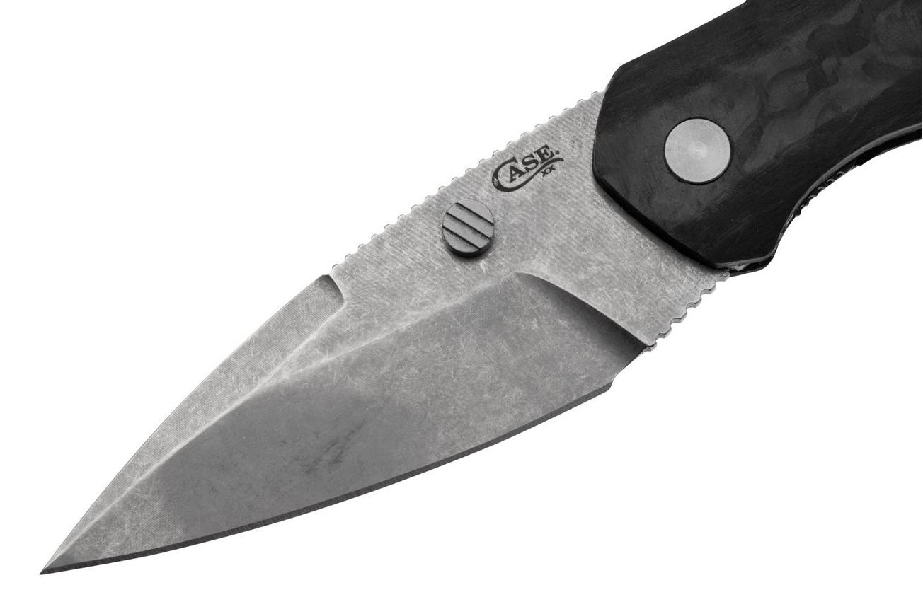 Case Westline 36554 Black Marbled Carbon Fiber, Drop Point Blade S35VN zakmes