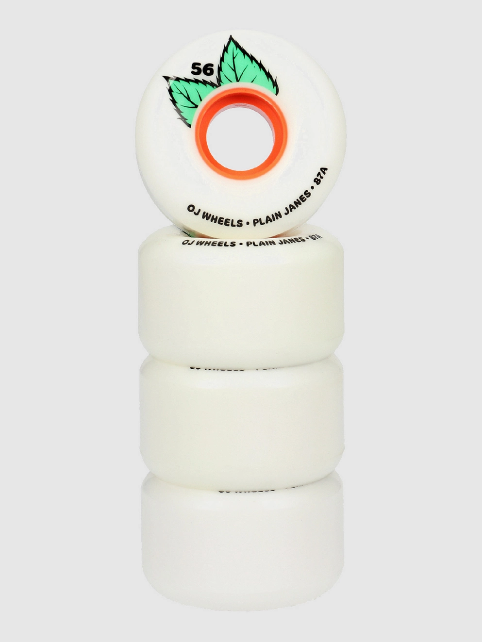 OJ Wheels Plain Jane Keyframe 87A 56mm Wheels white