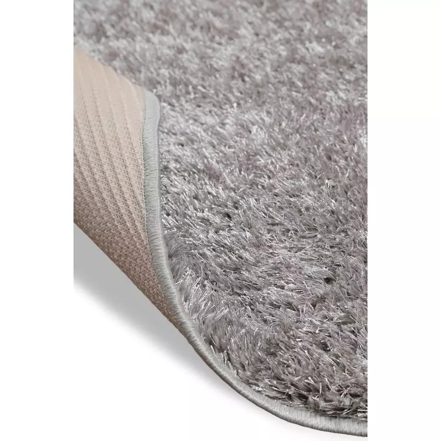 Wecon home basics Hochflorteppich Fanny hellgrau