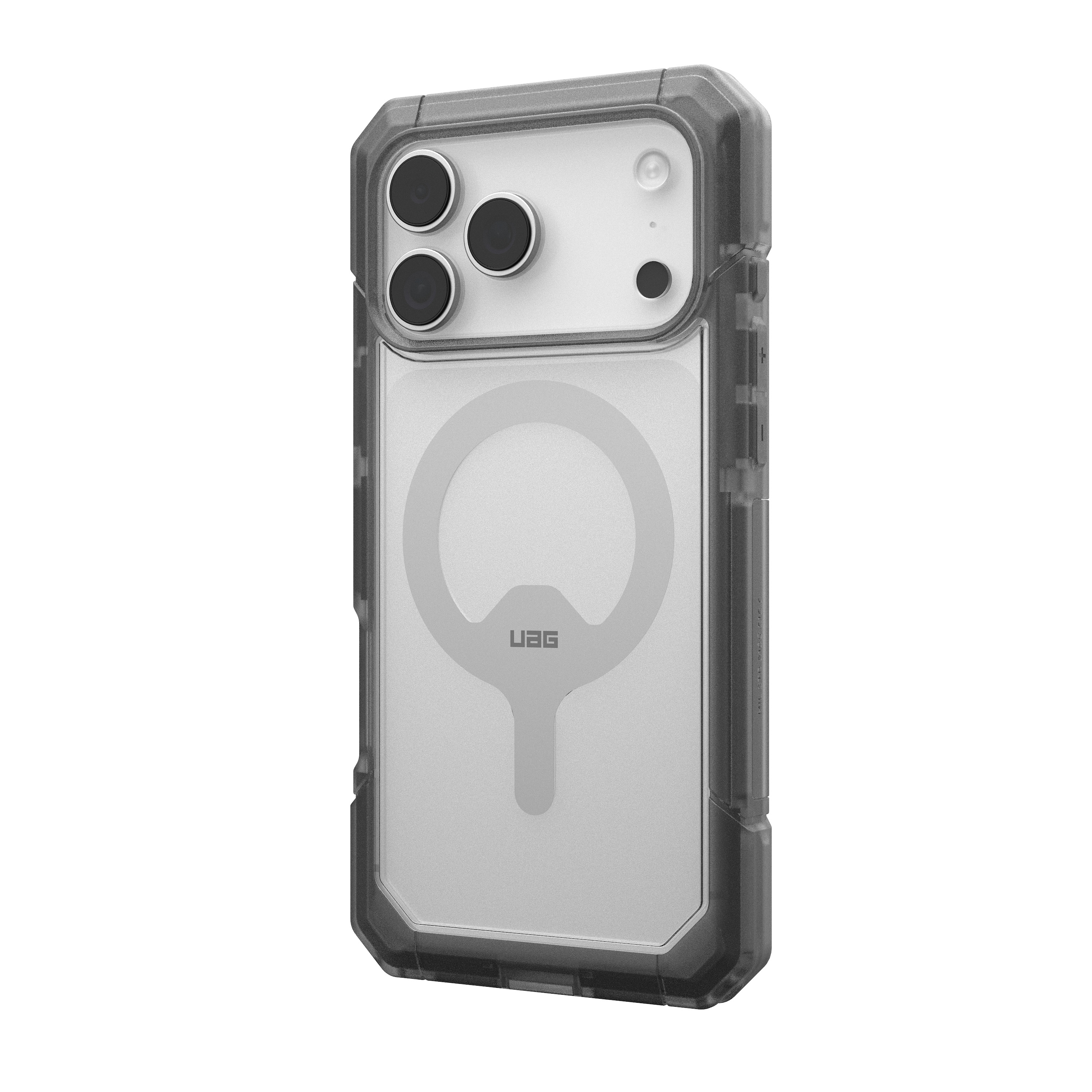 iPhone 17 Pro Max MagSafe Schutzhülle Trooper (114522114G31) - Ash (Transparent / Schwarz)