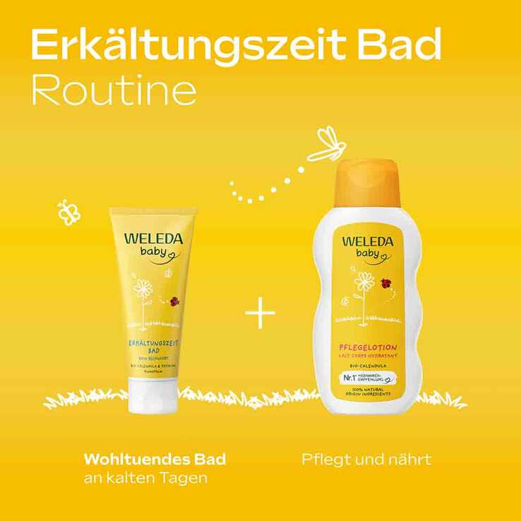 Weleda Calendula Erkältungszeit Bad, 75 ml