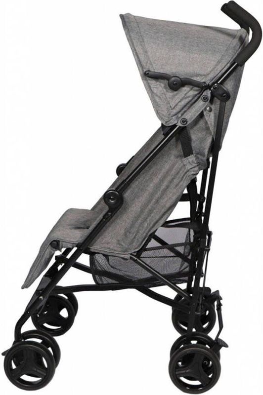 Ding GoGo Buggy - Grijs - Multi standen Buggy - Incl. boodschappenmandje en zonnekap