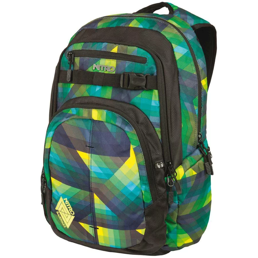 Nitro Chase - Laptoprucksack 17 51 cm geo green
