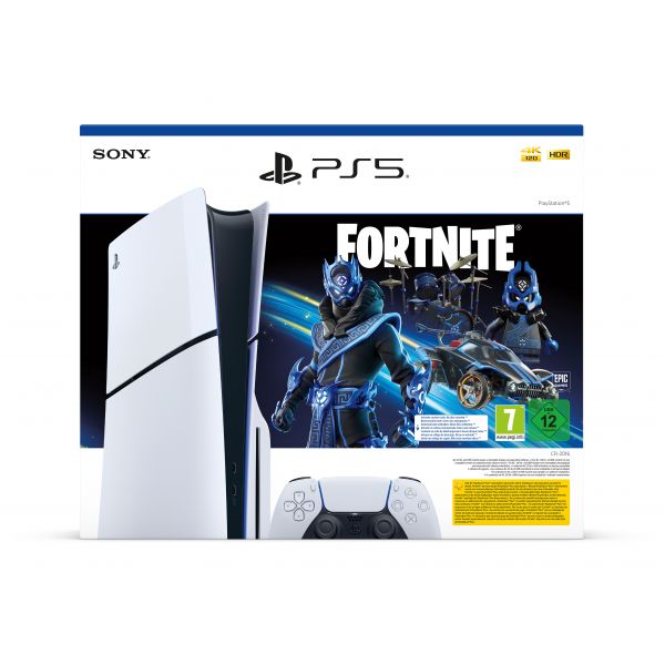 Sony PlayStation 5 Slim Standard Edition 1TB SSD   Fortnite Cobalt Star
