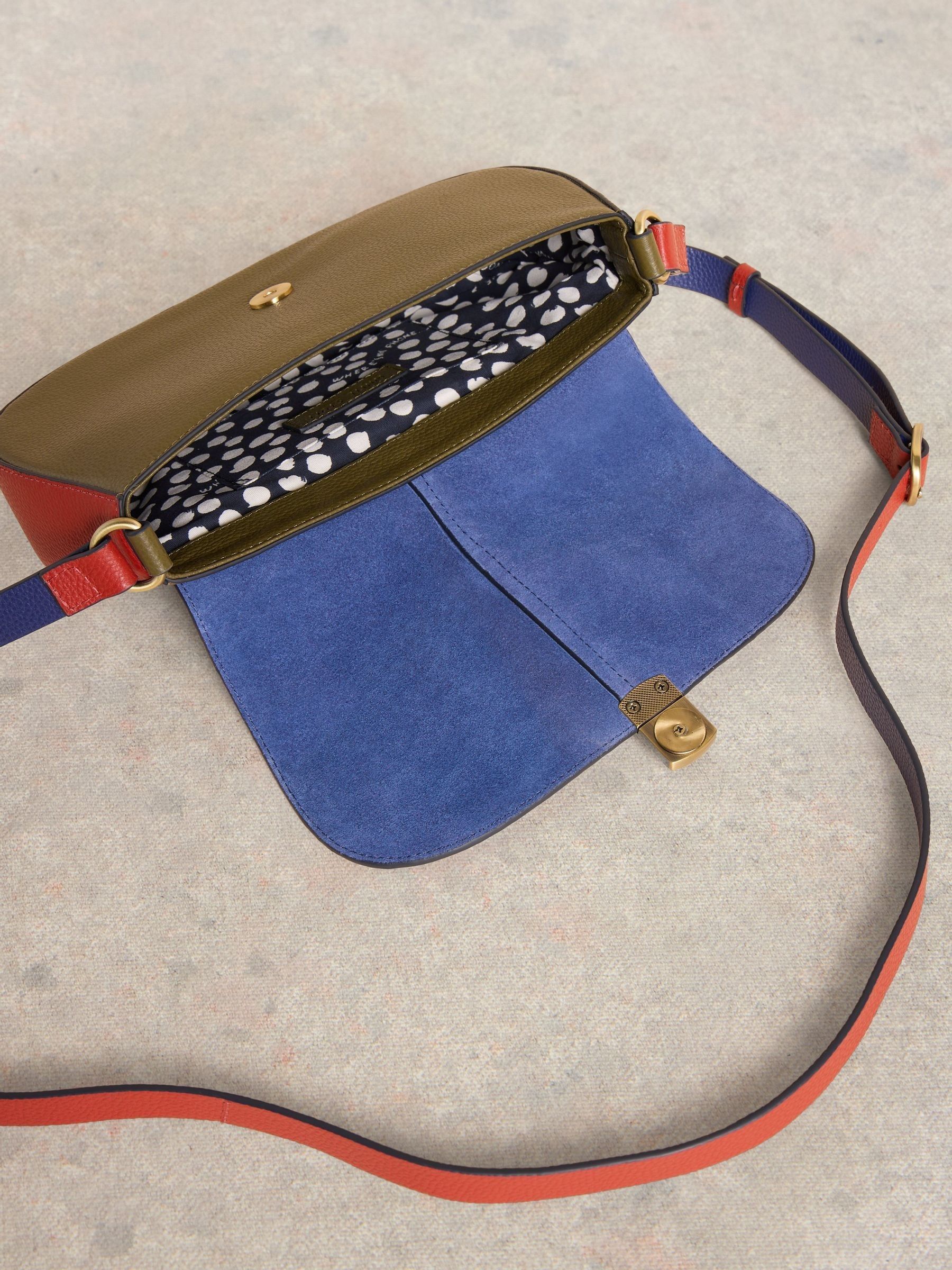 Blauw - White Stuff Silvy Lock Cross-Body Bag